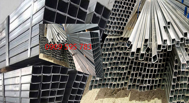 Thép hộp chữ nhật mạ kẽm