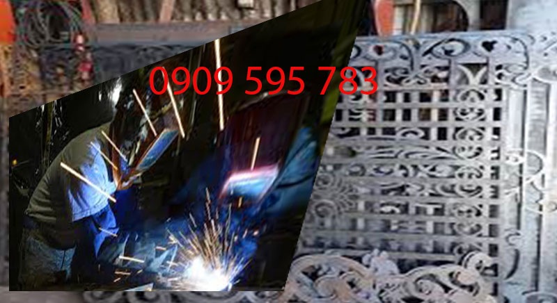 Gia công cấu kiện thép dân dụng như cửa cổng, lan can, cầu thang và mái che ở tại Biên Hòa